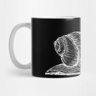 white snail Mug